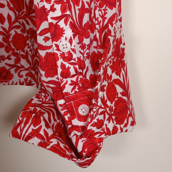 J. Crew x Liberty of London Sambourne Cropped garçon Shirt - Picture 8 of 11